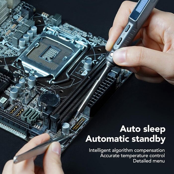 ТИП C 65 Вт DC9 до 24 В TS101 Розумний паяльник з регулюванням температури Міні-інтелектуальний електричний паяльник з однією кноп