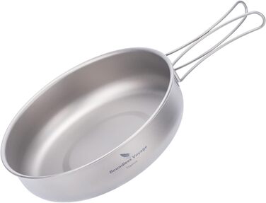 Кемпінгова сковорода 18 см Сковорода зі складною ручкою Ультралегкий дорожній посуд на 1 особу Посуд для пікніка Портативна тарілк