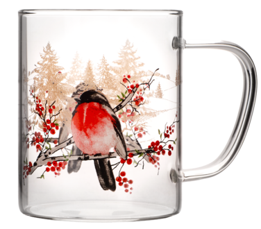 Набір чашок Viva NY Winter Bird, 2х400 мл (7109513)