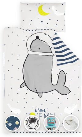 Дитяча постільна білизна sleepwise 100x135 комплект дитячої постільної білизни для дітей з 1 наволочкою 40x60 см комплект дитячої