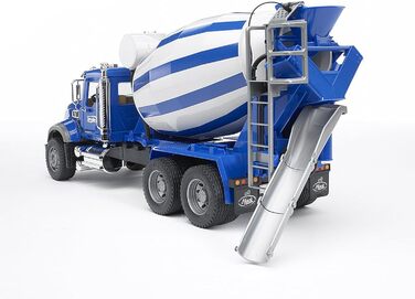 Автобетонозмішувач Mack Granite - 116 Бетономішалка, будівельна техніка, будівельний майданчик, вантажівка, автобетонозмішувач, вантажівка, транспортер, 02814 -