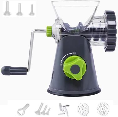 Набір ручних м'ясорубок, шеф-кухарська м'ясорубка з насадкою для печива, роторна м'ясорубка для м'яса, також ідеально підходить дл