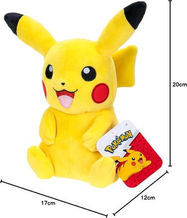 М'яка іграшка Pikachu, 20 см Офіційний Pokmon
