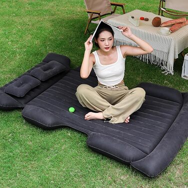 Автомобільний матрац для BMW 3 серії Touring F31 Wagon Estate 2012-2018, надувний матрац у багажник автомобіля, портативний автомобільний килимок для сну з повітряним насосом, чорний