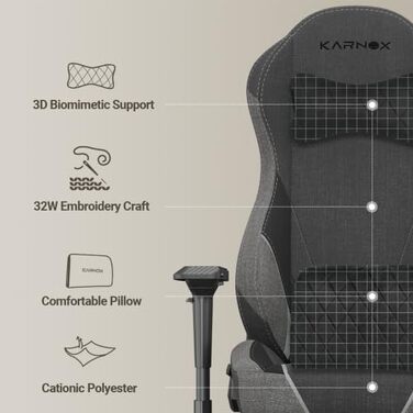 Ігрове крісло велике та широке - ергономічне офісне крісло з функцією нахилу 155, підтримкою голови та попереку, крісла для відпочинку темно-сірого кольору