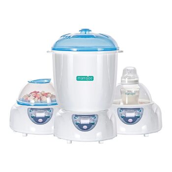 Підігрівач дитячих пляшечок Mamajoo з функцією випарника, стерилізатор 5в1 для пляшечок, стерилізатор і сушарка для пляшечок дитяч