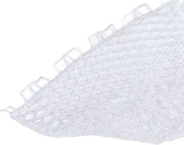 Рибальська сітка OUKENS, 45 x 40 см, біла гумова рибальська сітка, заміна, міцна, складна рибальська сітка, заміна для риболовного інструменту, прісноводна, морська