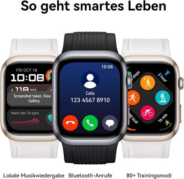 Розумний годинник HUAWEI Watch D2, 1,82-дюймовий AMOLED-дисплей, амбулаторний моніторинг артеріального тиску, тонкий дизайн, ЕКГ, функції для розумного способу життя, спільнота здоров&39я, сумісний з iOS та Android, чорний WATCH D2 Black