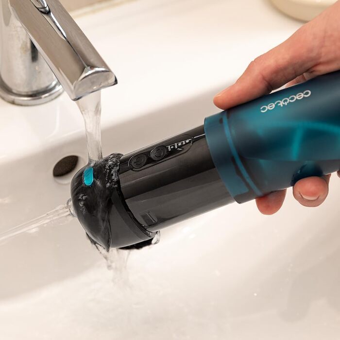 Портативний іригатор для зубів з акумулятором ToothCare Jet Fresh комплексний очищувач для порожнини рота з 3 насадками. 1200 об/хв, резервуар для води 180 мл, бездротовий, водонепроникний IPX7, 3 режими та 20 днів автономної роботи.