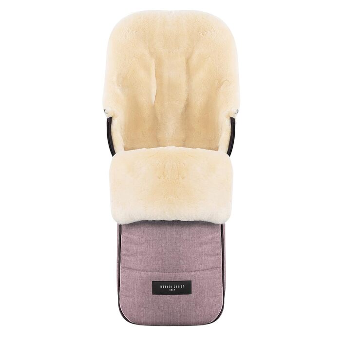 Муфта для ніг з овчини FLIMS - тепла коляска, муфта для ніг (діти від 6 до 36 місяців) з медичного хутра, універсальна з довгими р