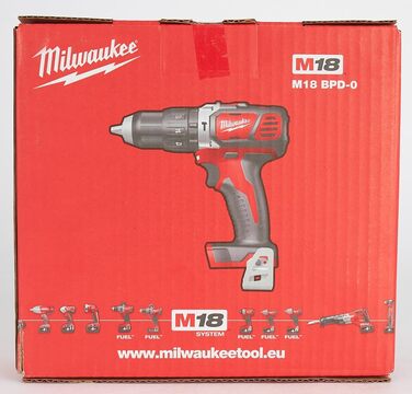 Комбінований дриль Milwaukee M18BPD-0, рожевий, червоний