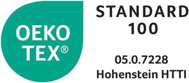 Ортопедичний 7-зонний матрац Irisette Lotus 500 з пружинами кишенькової форми, рівень жорсткості 3 (середньо-жорсткий), 100 x 200 см, сертифікований Oeko-Tex, виготовлений відповідно до німецьких стандартів якості. Рівень жорсткості H 3 - середньо-жорстки