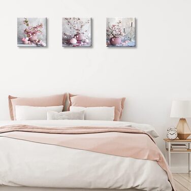 Полотно Картини Рожевий квітковий елегантний вишневий цвіт Картини Картини на полотні Сучасні картини для спальні Для домашнього д