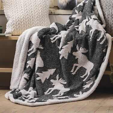 Флісова ковдра FRANK FLECHTWAREN, однотонна, з вивороту, 100 поліестер, розміри 130 x 160 см, ідеально підходить для затишних зимових вечорів, також як подарунок