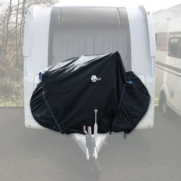 Водонепроникний велосипедний чохол для велосипедної стійки Велосипедний гараж Захисний чохол 2 колеса або електровелосипеди, в т.ч