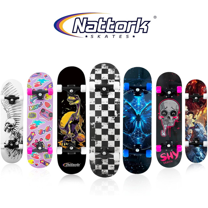 Повний комплект скейтборду Nattork 31 дюйм
