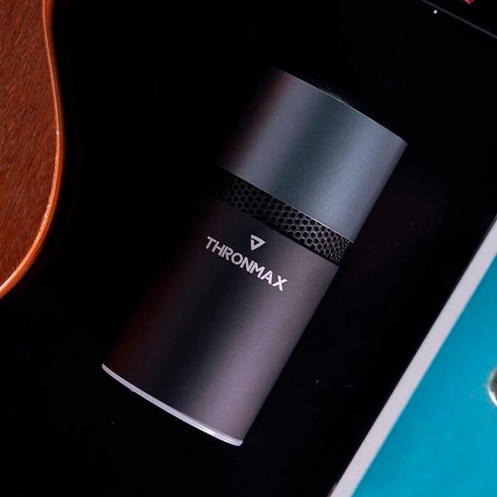 Компактний складаний USB-конденсаторний мікрофон THRONMAX M8 Pulse для стрімів та прямих ефірів, чорно-сірий