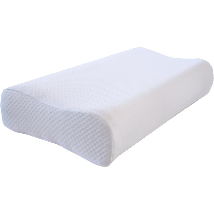 Віскоеластична подушка для шиї, 60 x 30 x 12 см, регульована по висоті