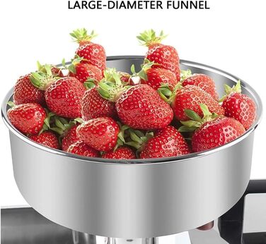 Електричний прес для фруктів, машина для просіювання, 90-160 кг/год, комерційне ситечко для харчових продуктів, соусник, нержавіюча сталь, інструмент для подрібнення помідорів