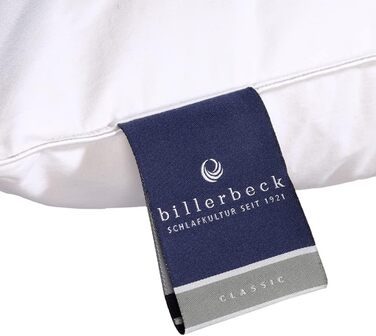 Пухова подушка Billerbeck Piccola 80 x 80 см М&39яка підкладка Підходить для людей з алергією на пилових кліщів Можна прати при температурі до 60C (1 упаковка)