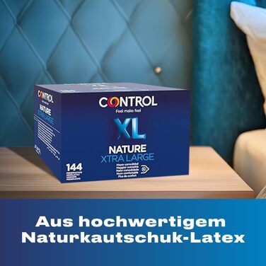 Презервативи CONTROL Nature XTRA LARGE, еластичні, XL, 144 шт