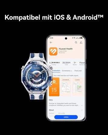 Розумний годинник HUAWEI Watch Ultimate 2, GPS, 20 атм, аналіз здоров&39я, емоційне благополуччя, здоровий сон, підводний зв&39язок на основі сонару, мобільні дзвінки з eSIM без смартфона, чорний. Автономний годинник Ultimate 2, чорний.