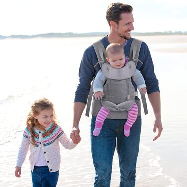 Переноска-переноска GAGAKU для малюків від 0 до 36 місяців, легко носити обличчям до обличчя вперед і на спині для дітей - сіра