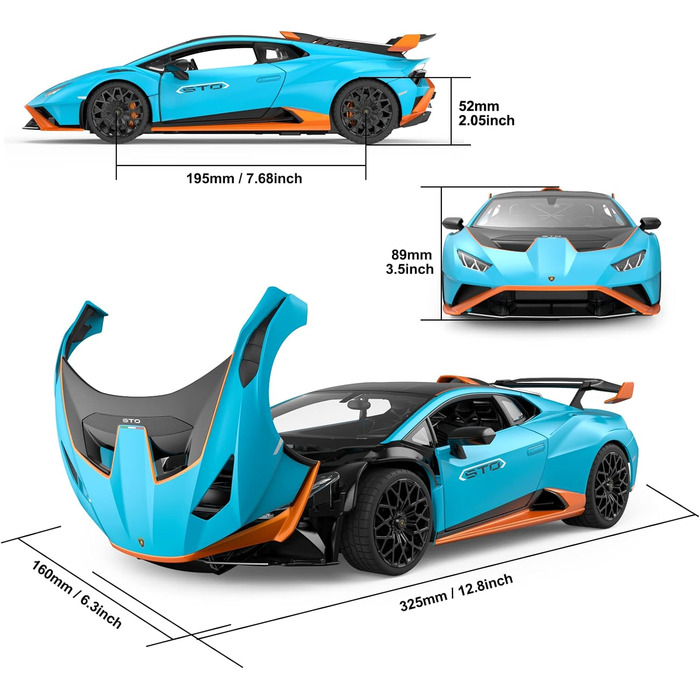 Масштаб 2.4 Ghz Lamborghini Huracan STO Радіокерована іграшка R/C Модель автомобіля, 1/14