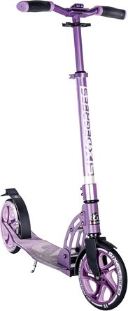 Алюмінієвий самокат Six Degrees зі складним механізмом, підставкою, 205 мм TEST WINNER, ABEC 7, регульований по висоті, протестова