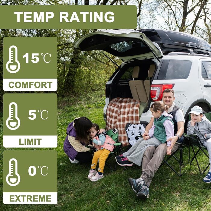 Бавовняний фланелевий спальний мішок для кемпінгу, походів або трекінгу. Водонепроникний спальний мішок розміру &quotqueen-size&quot для дорослих або підлітків. Підходить для вантажівок, наметів або спальних мішків. Легкий, зелено-коричневий.