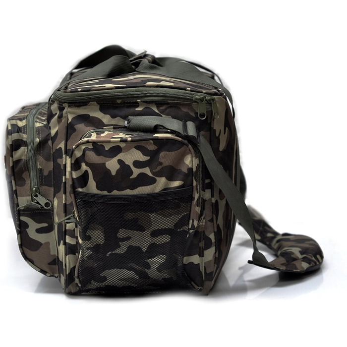 Велика утеплена сумка для риболовлі Carp Bag Camouflage