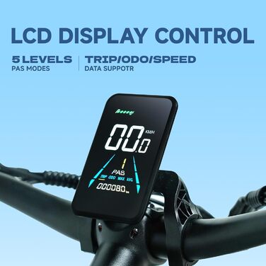 Електричний велосипед Lohang для дорослих, гірський велосипед 26 дюймів, акумулятор 52 В 19 Аг/21 Аг, запас ходу до 40/80/90 км, подвійні амортизатори, 7 передач, електричний велосипед для пляжу та снігу ES7-19 Аг-білий