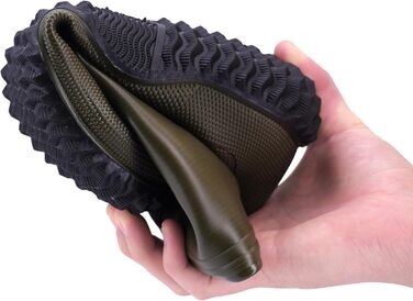 Гумові чоботи JOMIX унісекс для жінок та чоловіків, складні високі дощовики, водонепроникні, нековзні, легкі ПВХ чоботи, садові дощовики, розмір 40/41 EU, зелені