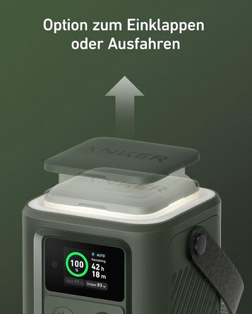 Портативний зарядний пристрій на 60 000 мАг з цифровим дисплеєм, висувним автоматичним підсвічуванням і режимом SOS, потужністю 60