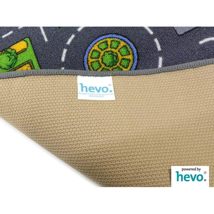 Килимок для вуличних ігор HEVO City Mix дитячий килимок 200x200 см з нековзною підкладкою 200x200 см City Mix