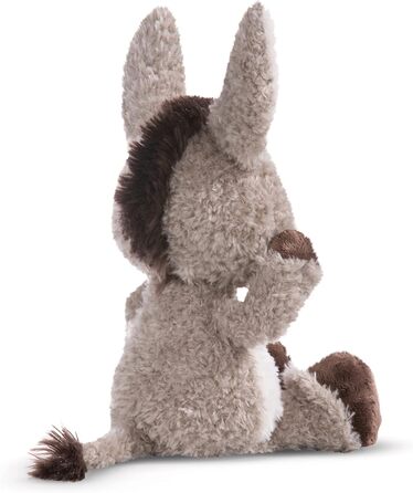 М'яка іграшка Ослик Donkeylee 22 см реалістична плюшева іграшка з ніжного плюшу для обіймів та ігор, милий плюшевий друг для дітей та дорослих, 49033, чудовий подарунок, сірий 22 см