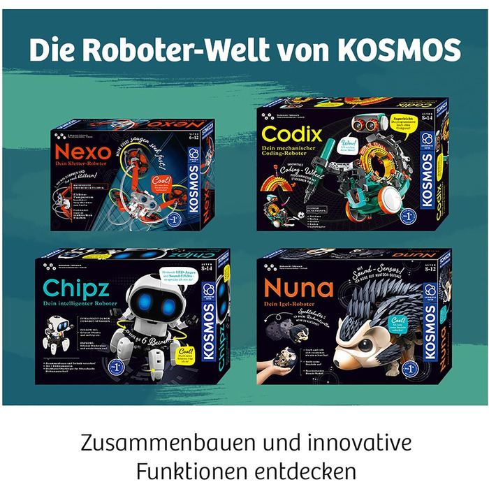 Набір для експериментів KOSMOS 3-in-1 robot toy робот Chipz