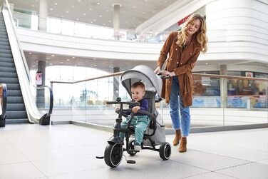 Триколісний велосипед 4 в 1 Jazz, дитячий триколісний велосипед, дитячий велосипед, коляска, складний з аксесуарами, сумка, дзвіно