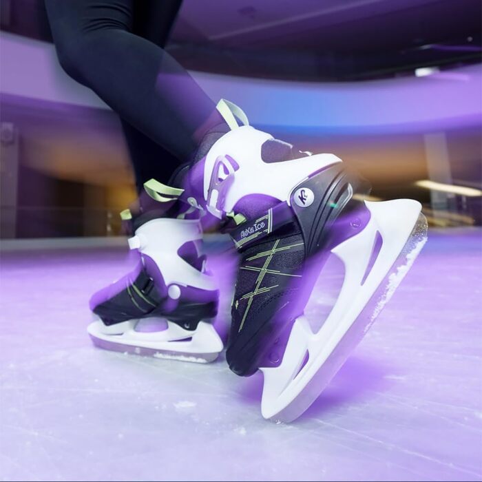 Ковзани жіночі K2 ALEXIS ICE, сіро-зелені, розмір EU 37 (UK 4.5 / US 7), арт. 25G0510