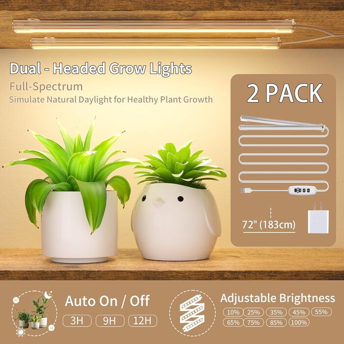 Рівнева підставка для квітів з лампами для вирощування - Металева та дерев&39яна полиця для рослин - Кімнатні квіткові сходи 160 см - Декоративна чорна квіткова полиця для підвіконня у вітальні, 2 шт., біла, 6-