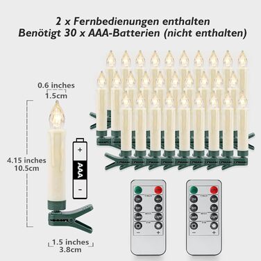 Світлодіодних бездротових різдвяних вогнів з 2 пультами Rhytsing