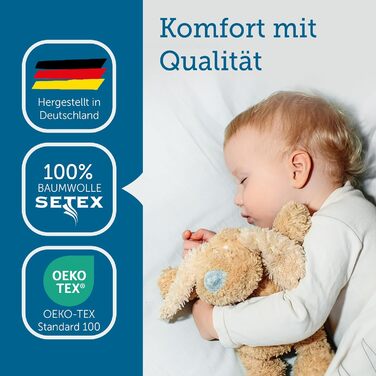 Чохол для матраца SETEX Molton, 140 x 200 см, кутові гумки, 100 бавовна, базовий, натуральні кольори 1607140200001001