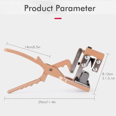 Інструменти для щеплення - точні та ергономічні з алюмінієвим лезом Нековзка ручка для зручного захоплення - садовий секатор для обрізки гілок та