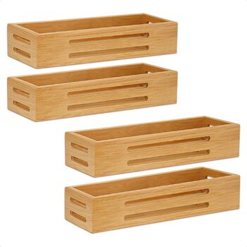 Бамбукова підставка для спецій, не потребує свердління, настінна підставка для спецій з 4 предметів, тримач для спецій можна використовувати на дверцятах шаф або холодильників, стояти або підвішувати, кріплення самоклеїться або з просвердлюванням