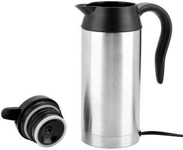 Автомобільний чайник, портативний чайник 24V подорожній автомобіль вантажівка чайник з нержавіючої сталі термос колба прикурювач п