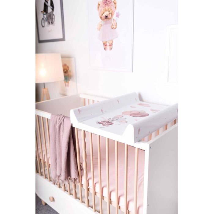 Пеленальний килимок Пеленальний килимок - 2-клиновий пеленальний килимок для дитячого ліжечка 70x50 см - Килимок для пеленального