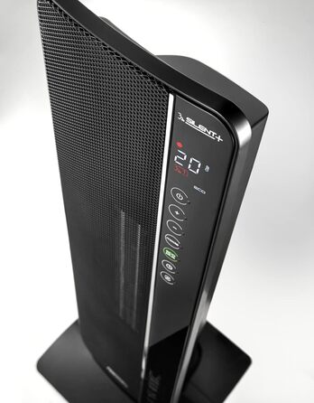 Керамічний тепловентилятор De'Longhi TCH8993ER.BC, керамічний тепловентилятор з 3 рівнями обігріву для приміщень до 70м, безшумна