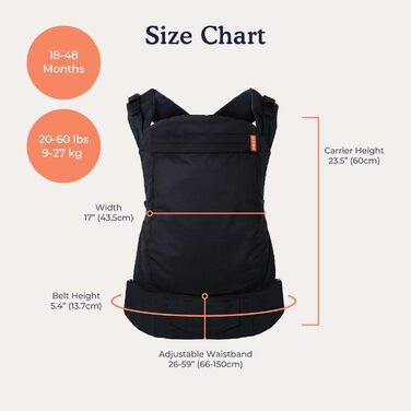 Дитячий рюкзак-переноска зі 100 бавовни, 2 положення для перенесення, дитяча переноска спереду/ззаду, дитяча переноска Hiking, 9-2
