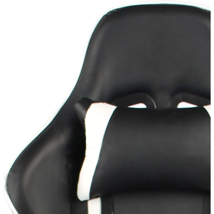 Обертове ігрове крісло, білий ПВХ, крісло для ПК, ігрове крісло для хлопчиків, обертове крісло