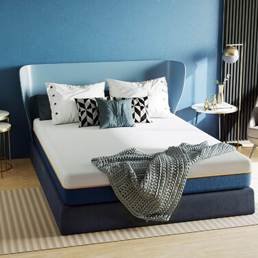 Матрац wowttrelax 140x200 двосторонній матрац жорсткість H3/H4 висота 20 см, матраци з точково-еластичним дихаючим 7-зонним холодним пінополіуретаном - 60 ночей пробного сну - H3/H4 двосторонній 140x200x20 см